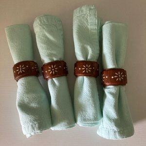 Wood napkin rings